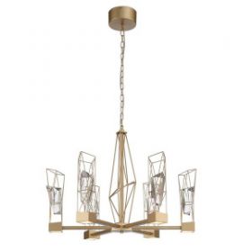Люстра Подвесная ST-Luce SL815.203.06 Матовое Золото/Матовое Золото, Прозрачный LED 6*8W 4000K / СТ Люче.