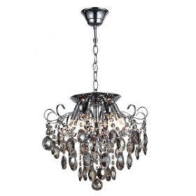 Люстра Подвесная ST-Luce SL846.102.06 Темный Хром/Тонированный Черный E14 6*40W / СТ Люче.