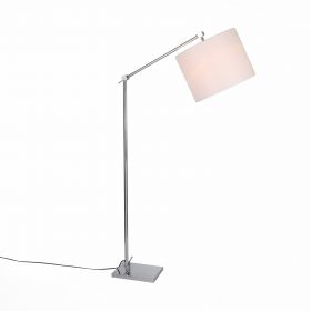 Торшер ST-Luce SL460.105.01 Хром/Белый E27 1*60W / СТ Люче.