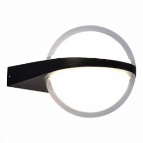 Светильник Уличный Настенный ST-Luce SL9510.401.01 Черный/Белый LED 2*6W 4000K / СТ Люче.