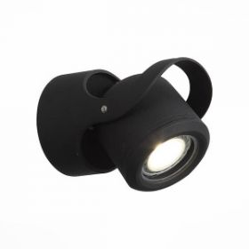 Светильник Уличный Настенный ST-Luce SL093.401.01 Черный/Черный, Прозрачный G5,3 1*3W / СТ Люче.