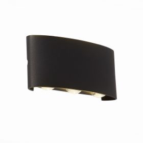 Светильник Уличный Настенный ST-Luce SL089.401.06 Черный Кварцевый LED 6*1W 4000K / СТ Люче.