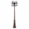 Светильник Уличный Наземный ST-Luce SL080.425.03 Темный Кофе/Прозрачный, Темный Кофе E27 3*100W / СТ Люче.