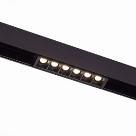Светильник Трековый Магнитный ST-Luce ST361.436.06 Черный LED 1*6W 3000K 532Lm Ra>90 36° IP20 L115xW22xH44 48V / СТ Люче.