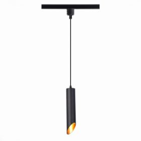 Светильник Трековый ST-Luce ST152.406.01 Черный GU10 1*50W IP20 D60xH300 220V Без Ламп / СТ Люче.