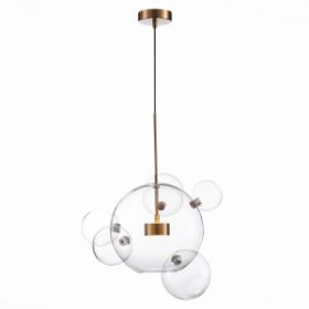 Светильник Подвесной ST-Luce SL1133.213.01 Латунь/Прозрачный LED 1*14W 3000K / СТ Люче.