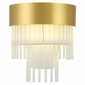 Бра ST-Luce SL1352.201.01 Золотистый/Белый, Прозрачный E14 1*40W / СТ Люче.