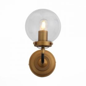 Бра ST-Luce SL234.401.01 Черный, Золото/Прозрачный E27 1*40W / СТ Люче.
