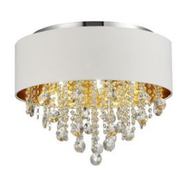 Светильник Потолочный ST-Luce SL1350.502.06 Хром/Белый, Золотистый, Прозрачный E14 6*40W / СТ Люче.