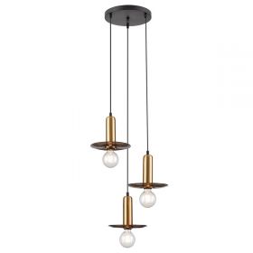 Светильник Подвесной Vele Luce Gustoso VL5892P13 Черный, Металл / Веле Луче.