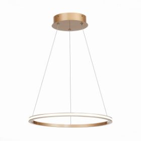 Светильник Подвесной ST-Luce ST604.243.22 Золотистый/Белый LED 1*22W 4000K / СТ Люче.