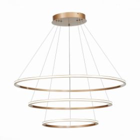 Светильник Подвесной ST-Luce ST604.243.114 Золотистый/Белый LED 1*114W 4000K / СТ Люче.
