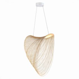 Светильник Подвесной ST-Luce SL6900.503.32 Белый/Древесный LED 1*32W 4000K / СТ Люче.