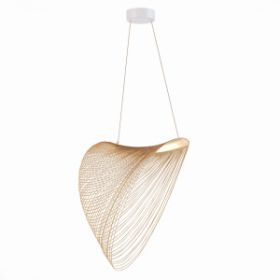 Светильник Подвесной ST-Luce SL6900.503.24 Белый/Древесный LED 1*24W 4000K / СТ Люче.