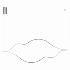Светильник Подвесной ST-Luce SL6106.103.56 Никель/Белый LED 1*56W 4000K / СТ Люче.