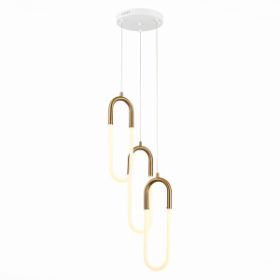 Светильник Подвесной ST-Luce SL1579.303.03 Латунь/Латунь, Белый LED 3*14W 3000K / СТ Люче.
