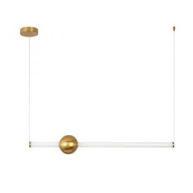 Светильник Подвесной ST-Luce SL1222.203.01 Золотистый/Золотистый, Белый LED 1*18W 4000K / СТ Люче.