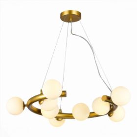 Светильник Подвесной ST-Luce SL1185.203.09 Золотистый/Белый G9 9*5W / СТ Люче.