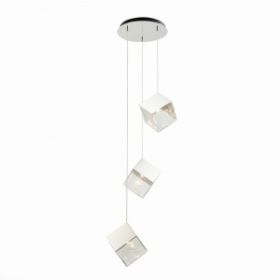 Светильник Подвесной ST-Luce SL1182.103.03 Хром/Прозрачный, Хром G9 3*5W / СТ Люче.