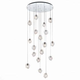 Светильник Подвесной ST-Luce SL1175.103.18 Хром/Прозрачный E14 18*40W / СТ Люче.