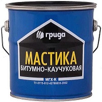 Мастика Битумно-Каучуковая Грида МГХ-К Грида 2кг Высокая Эластичность в Температурном Интервале от -30 до +130 °С.