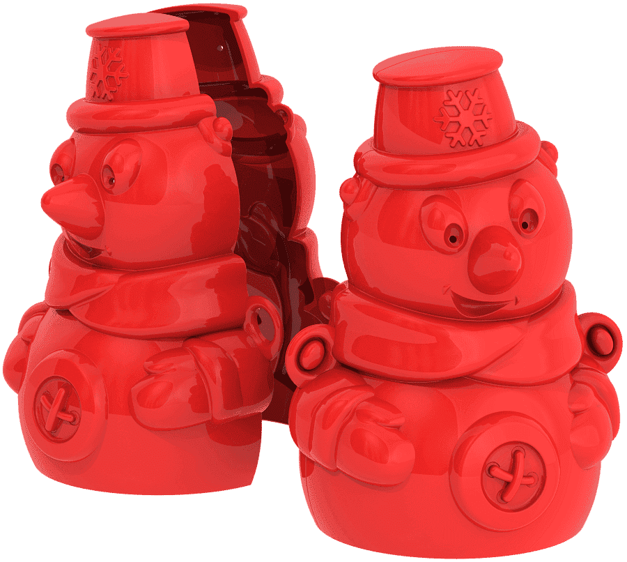 Формочка для снега "Снеговик"