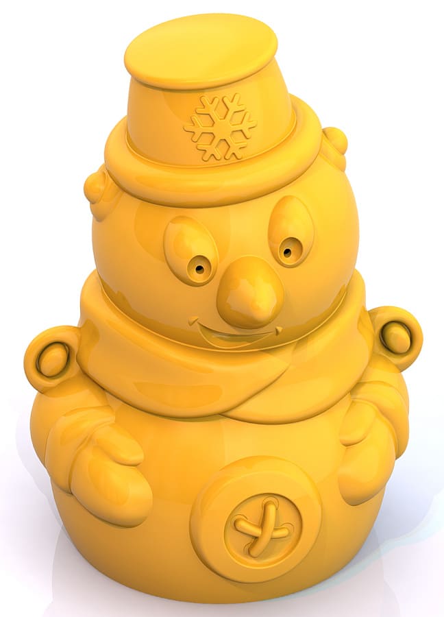 Формочки для снега "Елочка" и "Снеговик"