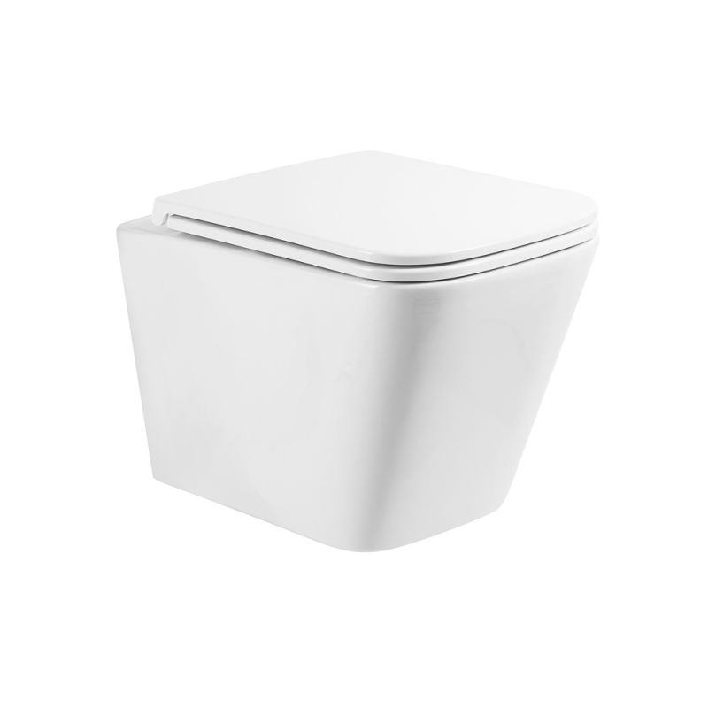 Унитаз подвесной безободковый BelBagno ARDENTE-R BB520CHR/BB2322SC