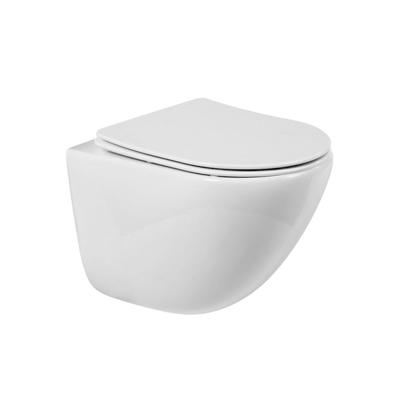 Унитаз подвесной безободковый BelBagno AMANDA BB051CHR/BB051SC