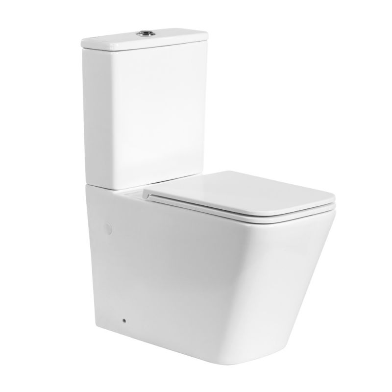 Унитаз-компакт безободковый BelBagno ARDENTE-R BB02093CPR/BB2312SC
