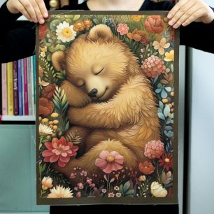 Саржа - Ткань купон "Сладкие сны"- 35*50 см. limit