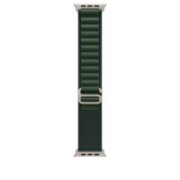 Ремешок Apple Watch Ulta 49mm Dark Green Alpine Loop - Natural Titanium Finish