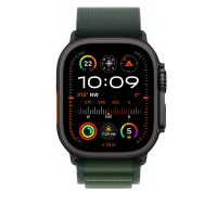 Ремешок Apple Watch Ulta 49mm Dark Green Alpine Loop - Black Titanium Finish