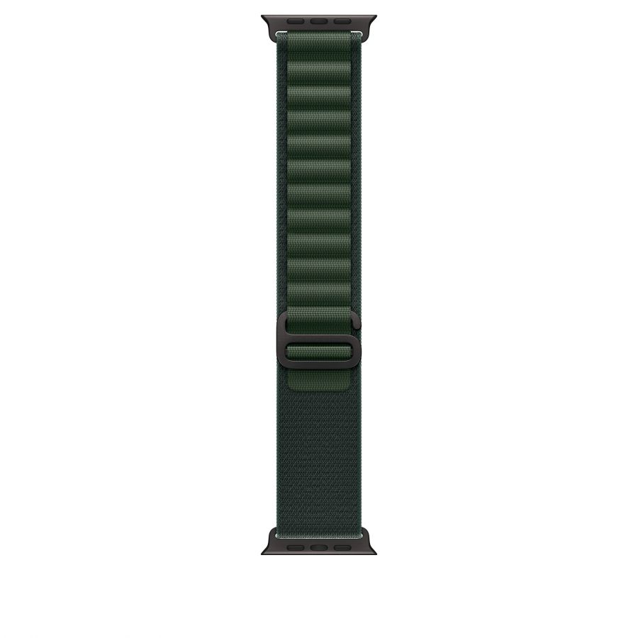 Ремешок Apple Watch Ulta 49mm Dark Green Alpine Loop - Black Titanium Finish - L оригинал