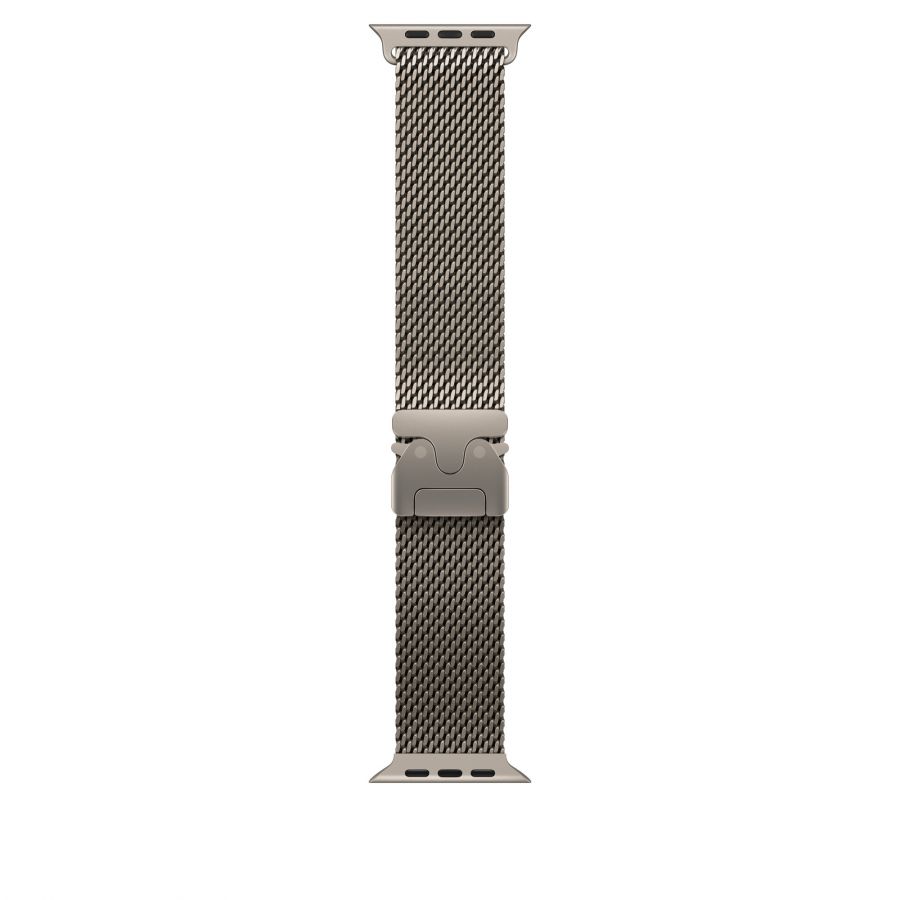 Ремешок Apple Watch Ulta 49mm Natural Titanium Milanese Loop - S оригинал