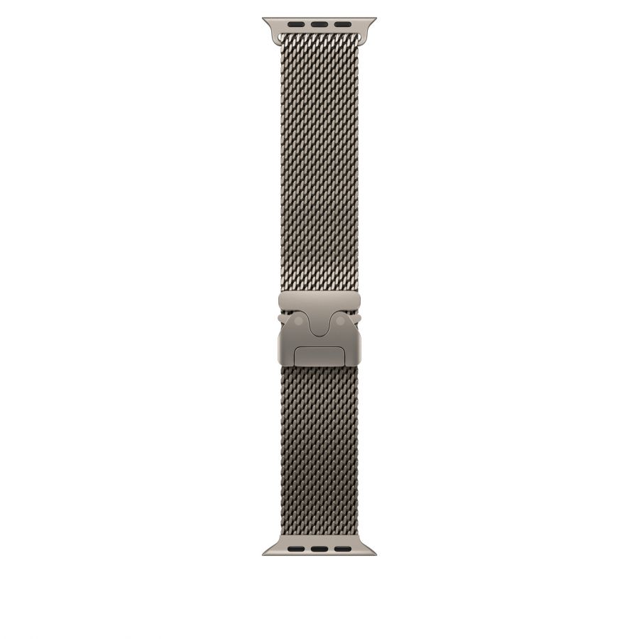 Ремешок Apple Watch Ulta 49mm Natural Titanium Milanese Loop - L оригинал