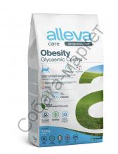 Корм Alleva Care Аллева Obesity Glycaemic Control Обесити Контроль потребления глюкозы для кошек 1,5 кг