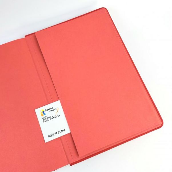 Бизнес-блокнот Вегас красный