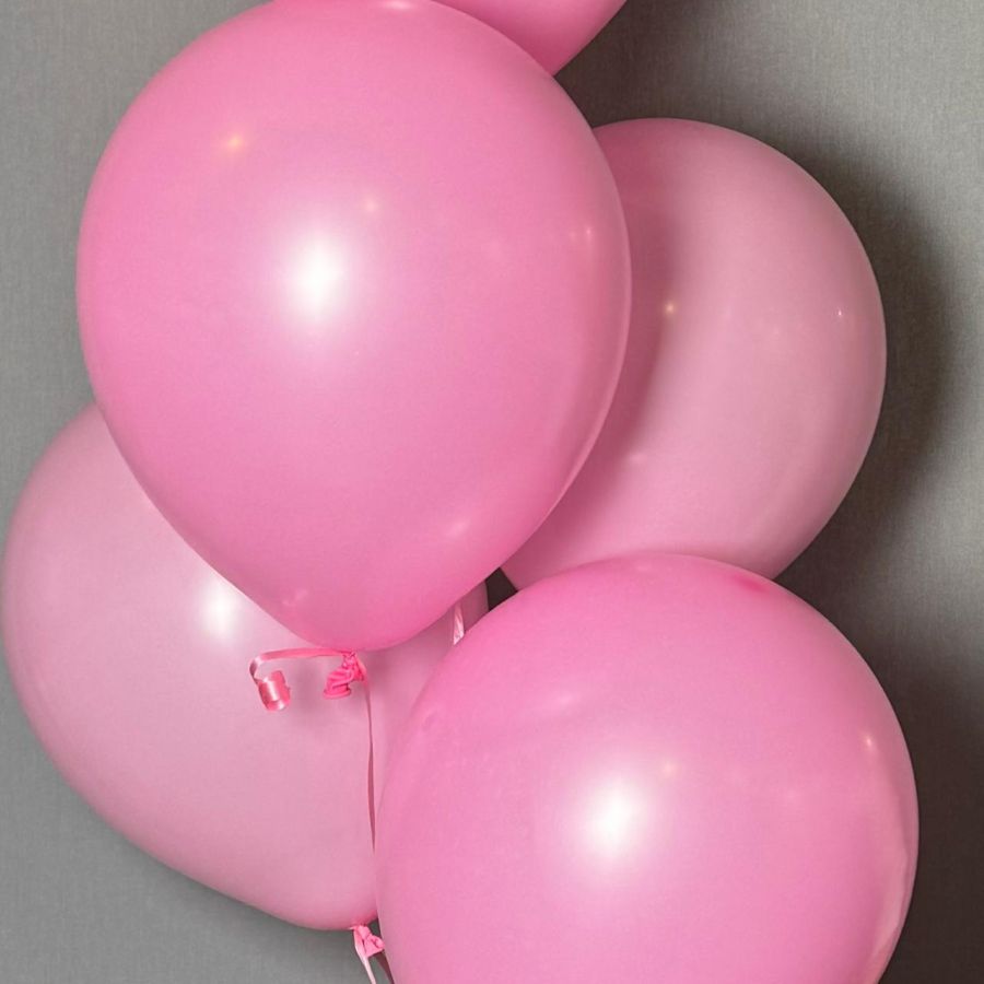 Набор розовых шариков