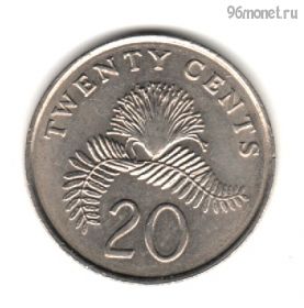 Сингапур 20 центов 1993