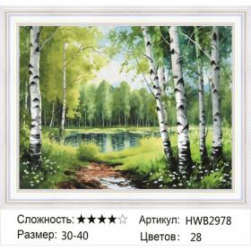 Алмазная мозаика на подрамнике HWB2978