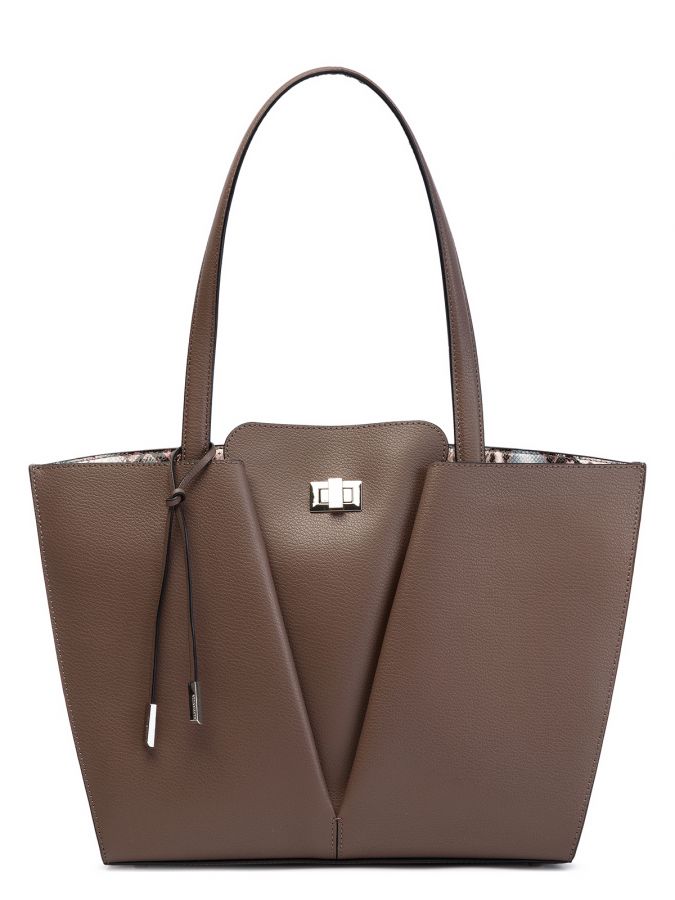 Женская сумка ELEGANZZA Z01-0203 tiramisu/multicolor-grey