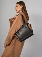 Сумка ELEGANZZA Z9266-8675 black/camel