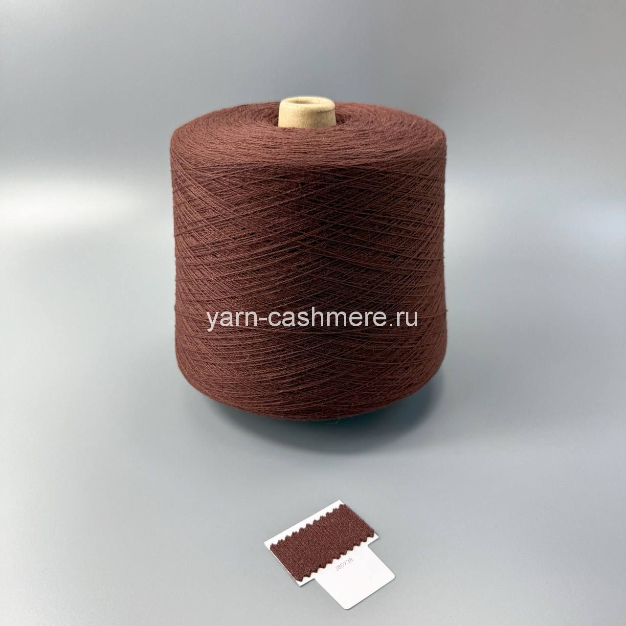 Бобинный 100% кашемир. Шоколад  2/26    Nail Mongol   1300м./100 гр.