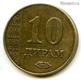 Таджикистан 10 дирамов 2018