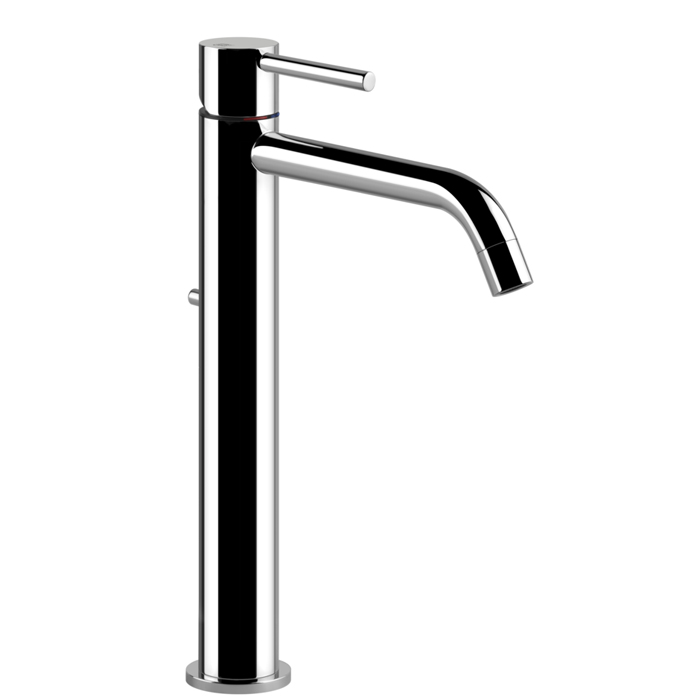 Высокий смеситель для раковины Gessi Emporio Via tortona с 1 отверстием и донным клапаном 18603