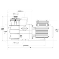 Насос Hayward Max Flo SP1808HW111 (220 В, 11.3 м3/ч, 0.75 HP)