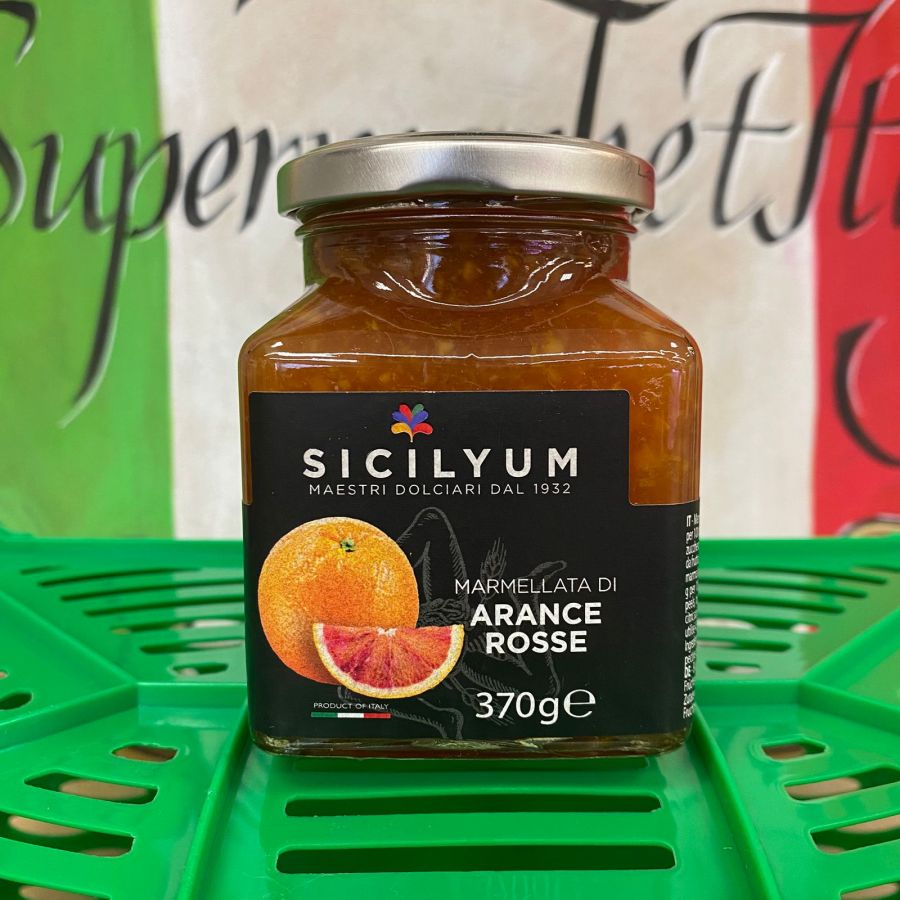 Мармеллата из красного апельсина Sicilyum 370 г, Marmellata di arancia rossa 370 g