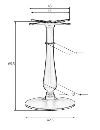 Подстолье обеденное  ROLAND