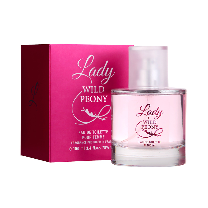 Туалетная вода женская Genty "Lady Wild Peony", 100 мл